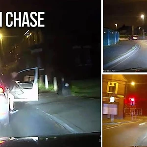 Bouncy castle boss on 131MPH police chase