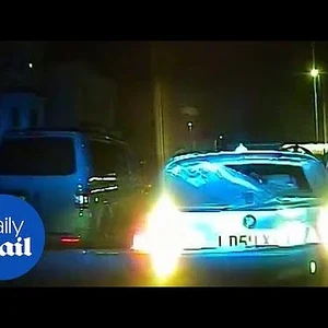 Scary 112mph police chase as driver treats Derby like a race track