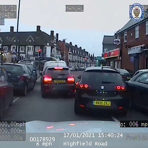 Media 'Dangerous driver pursuit brought to dramatic end by West Midlands Police' in album 'Police Pursuits'